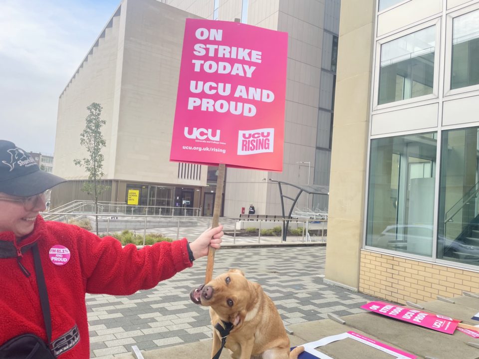 UCU strike action in Leeds