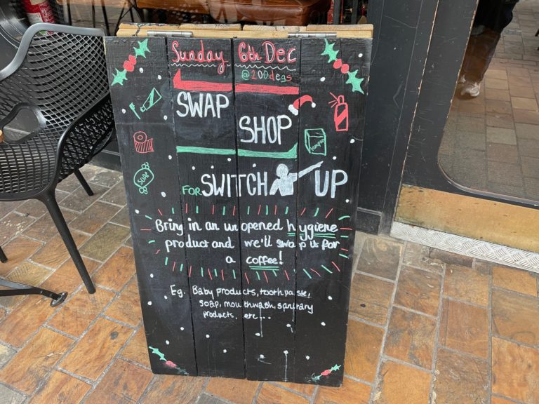 sign outside shop