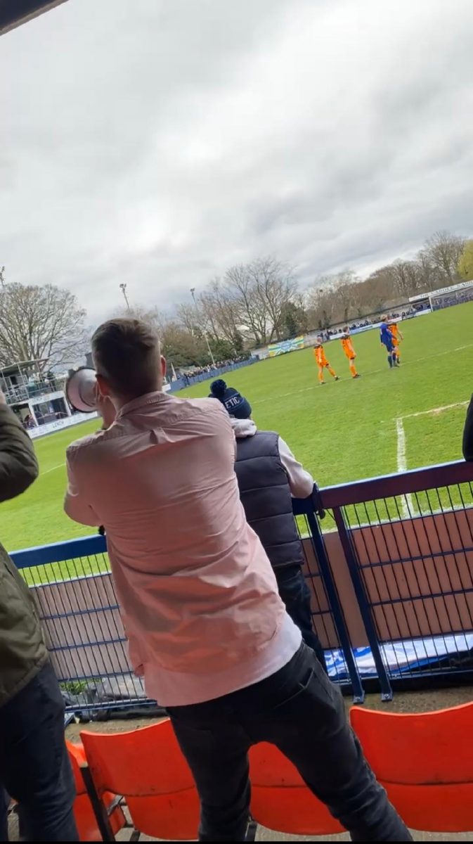 From the stands at Kidsgrove Athletic