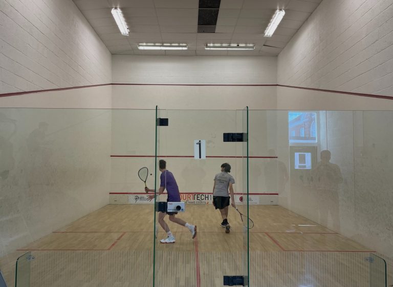 Leeds Beckett vs University of Sheffield squash game