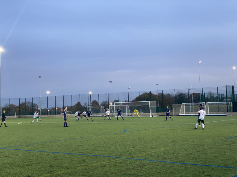 Leeds cross into the box