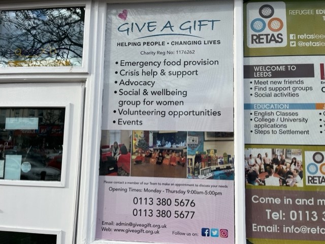 poster about the foodbank
