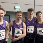 The Beckett men's track team