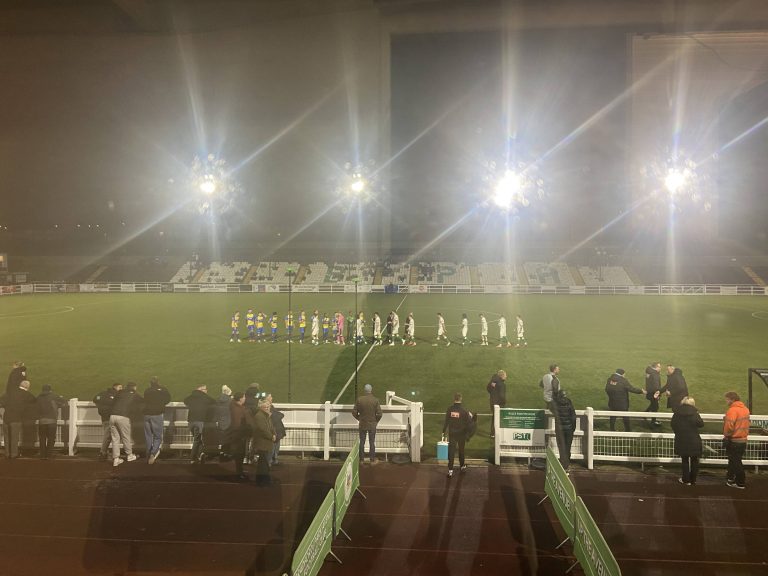 Bradford (Park Avenue) at the Horsfall Stadium.