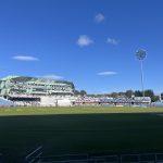 Cricket Stadium with blue sky