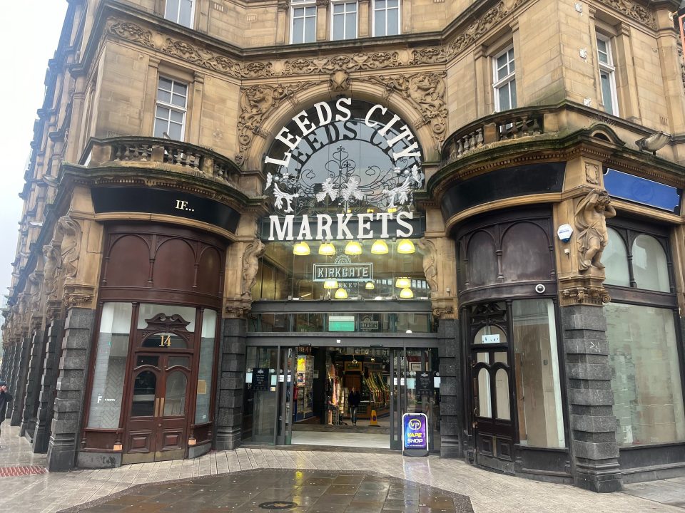 Outside of Kirkgate Market