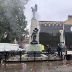 War memorial where service will take place.