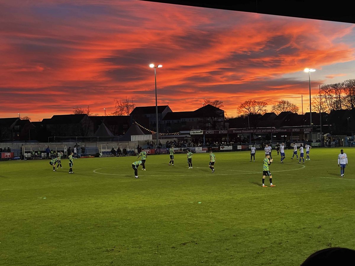football being played