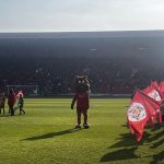 Oakwell stadium pitch before kick off