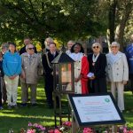 Founders of GPP, Lord Mayor of Leeds, Councillor David Blackburn, the Children's mayor Leeds, the King's representative Dr Kuldip Kaur Bharj, members of Leeds Peacelink, Garforth ukelele players and Garforth community choir in attendance at Park Square for the UN International Day of Peace on September 21.