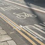 Bus and cycle lanes in Leeds