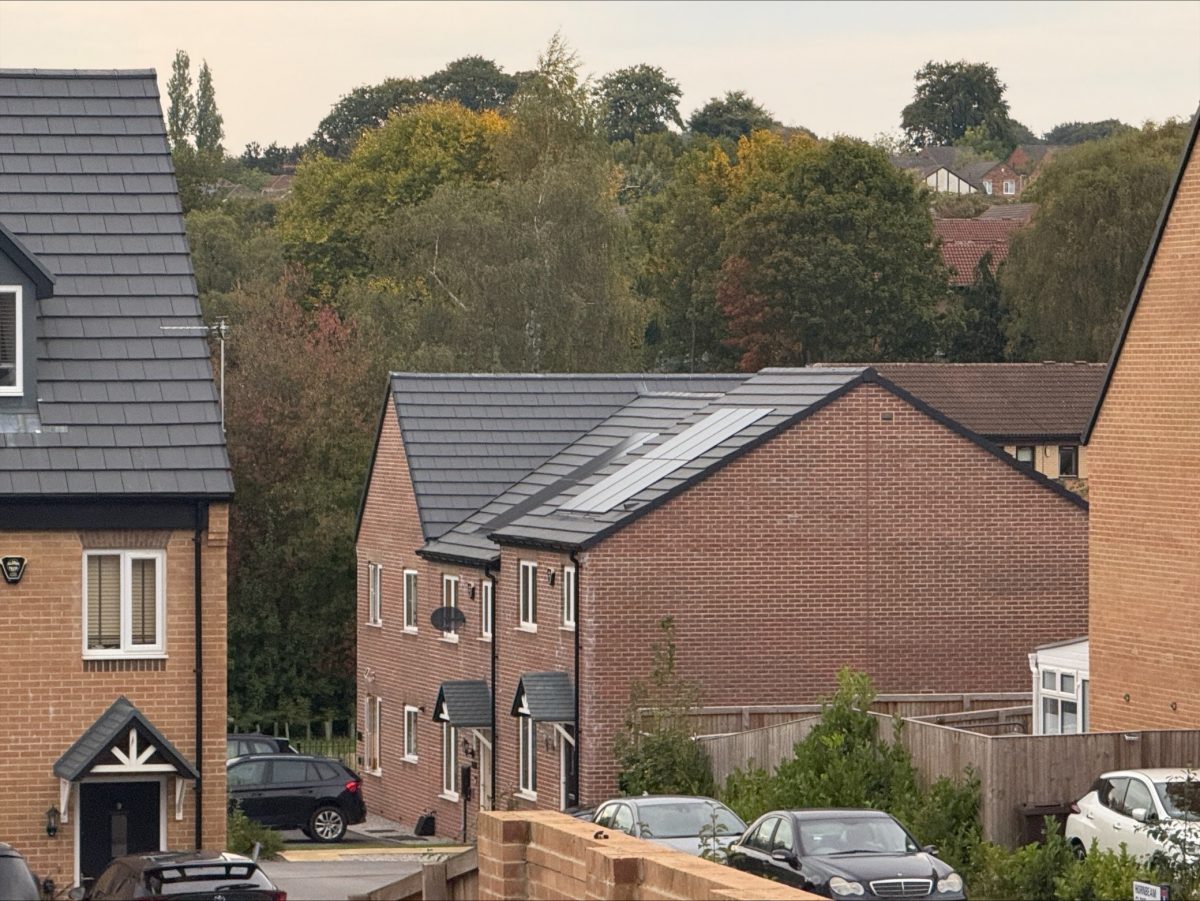 solar panel on house