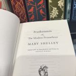 Front page of an edition of Mary Shelleys Frankenstein