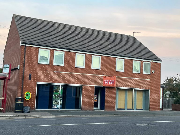 The former William Hill building that will become the new off licence